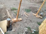 Left and right deck column ready for build