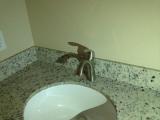 Tap on sink in master bath