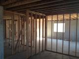 Framed Basement under Kitchen