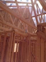 Trusses above master bedroom and 4th Bedroom