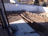 Trenches for sprinklers