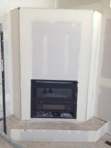 Fireplace in lounge