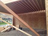 View from back of double garage