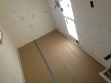 Floor covering for  laundry in preparation for paint spraying
