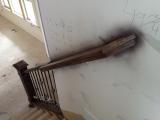 Staircase and banister