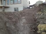 Grading down for fencing