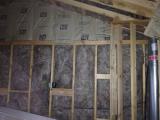 Master bedroom insulation completed