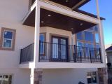 Railings on nook deck