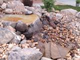 Close up of water fall