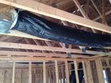 Air conditioning and heating in roof loft