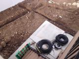 Water pipes laid for sprinklers