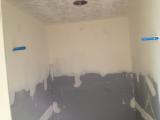 Shower room prepared for tiling