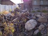 Landscaping - a lot of work to be done here, I shall be Mr Muscle Man after I get done!