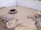Fire pit with ring