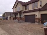 Grading front for landscaping