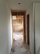 Sheetrock - hallway from master bathroom