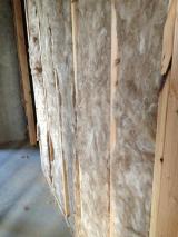 Insulation in basement around the furnace room