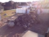 Grading back yard for city inspection