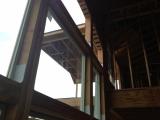 Lounge upper windows and deck roof