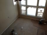 Base boards being painted
