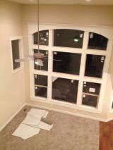 Lounge carpet in place