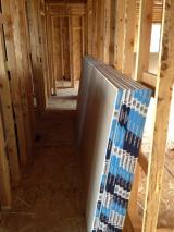 Sheetrock in upstairs hallway