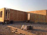 Framing Walls - Front view over Garage