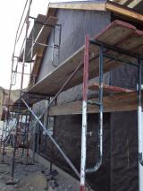 Preparation for Stuco Paint on outside wall - back side left left view