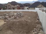 Grading on right side ready for sod